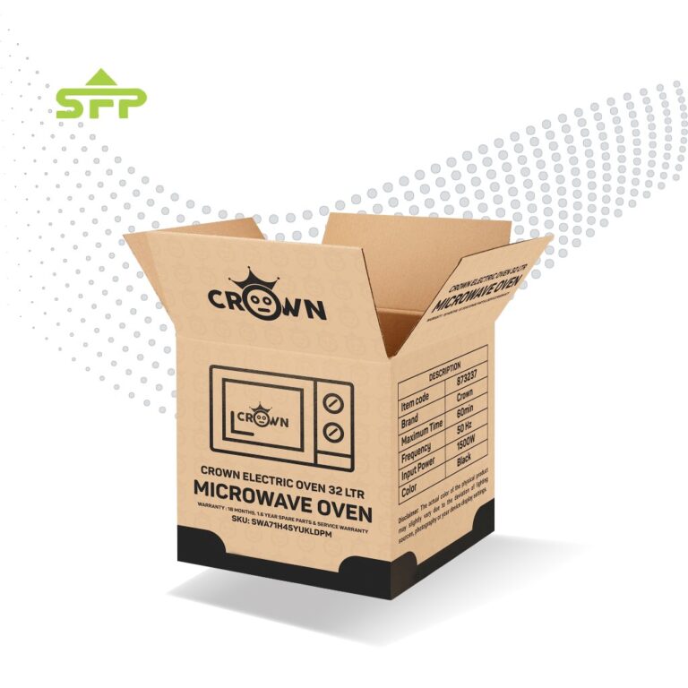 Electronics packaging boxes